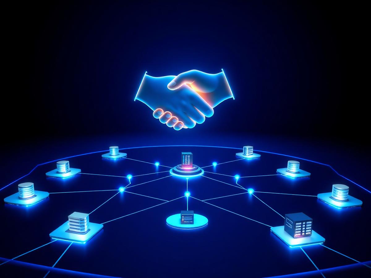 Digital handshake connecting technology suppliers and infrastructure